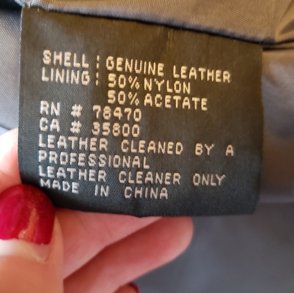 Kenneth Cole Men's Leather Coat